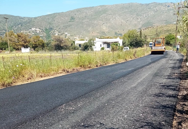 Επιστροφή στις ασφαλτοστρώσεις στο Γαύριο...