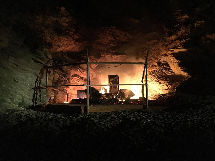 Κάηκε τα ξημερώματα η καντίνα στο Παραπόρτι - Νεότερα σχετικά με τις έρευνες